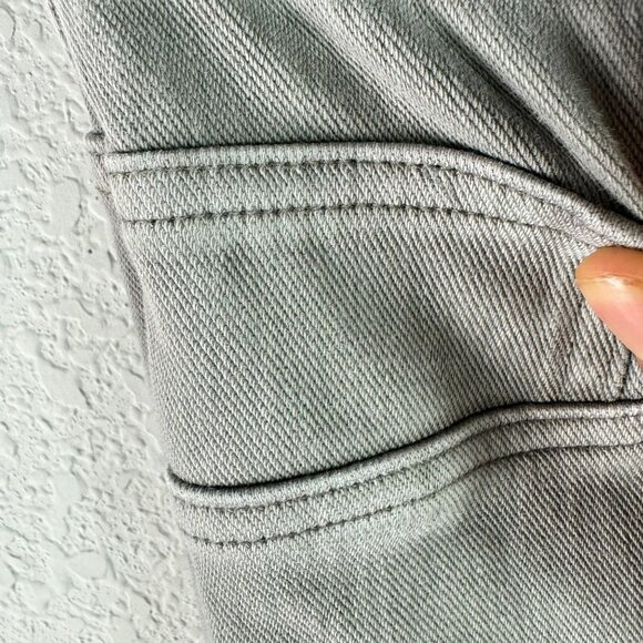 🟣 Spanx Womens Gray Skinny Legs Jegging Jeans Size Large - Picture 8 of 12